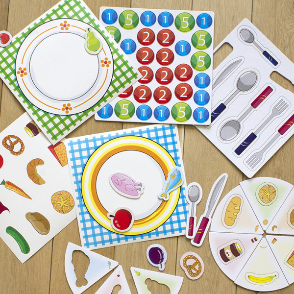 Навчальні пазли. Вивчаємо продукти харчування. Iq-club для малюків (у) 13203003 (13203003)