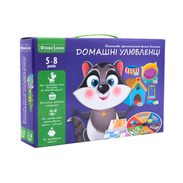 Настільна гра для дітей «Домашні улюбленці» VT2312-07 Від 5-ти років (VT2312-07)