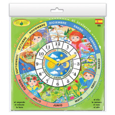 Дитяча розвиваюча гра "Годинник" Spain 82821 іспанською мовою (82821E)