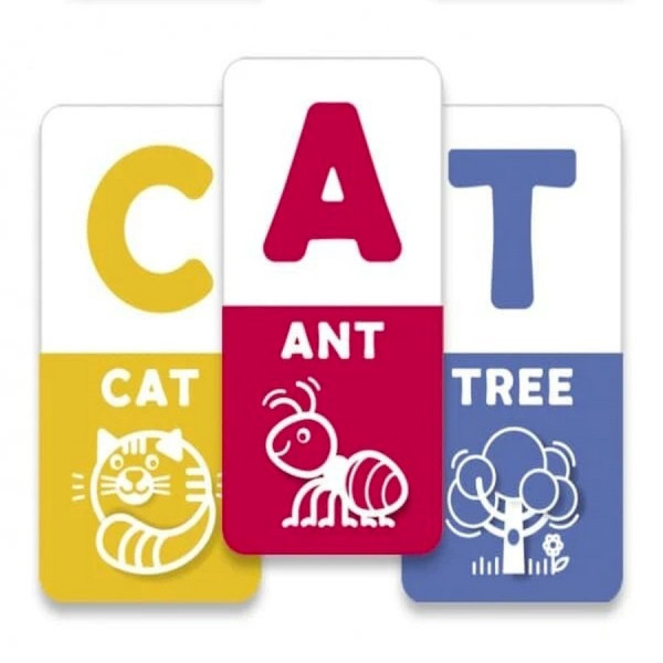 Настільна навчальна гра ABC rainbow 360050, 44 картки (360050)