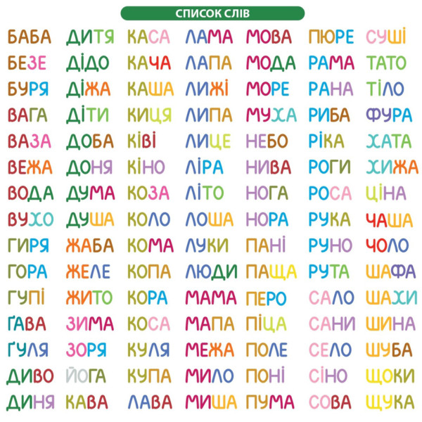 Навчальна настільна гра Липа Дерево слів 360111, 105 карт (360111)