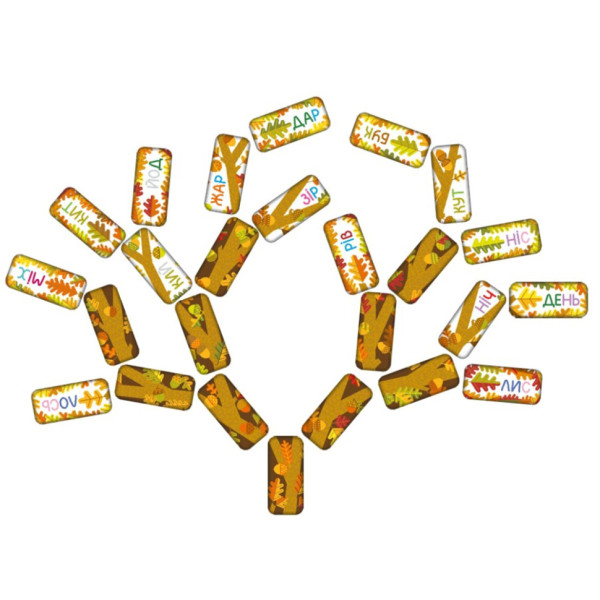 Навчальна настільна гра Дуб Дерево слів 360104, 105 карт (360104)