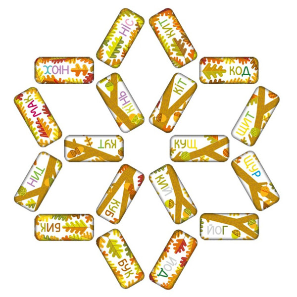 Навчальна настільна гра Дуб Дерево слів 360104, 105 карт (360104)