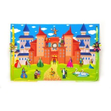 Ігровий килимок "Замок принцеси" 190013 фігурки на липучках