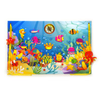 Ігровий килимок "Загадковий океан" 190020 фігурки на липучках (190020)