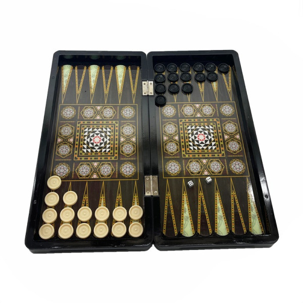 Набір настільних ігор "Шахи 3 в 1" Set3 NE-SP-SET-14 нарди, шашки, 40х40 см (NE-SP-SET-14)