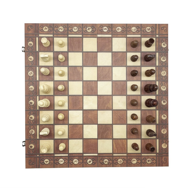 Набір настільних ігор "Шахи, нарди, шашки 3 в 1" Set1 NE-LG-11 ігрове поле 40х40 см (NE-LG-11)