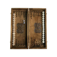 Нарди дерев'яні ручної роботи Backgammon 2 NR-4540? 16 світлих, 16 темних (NR–4540)