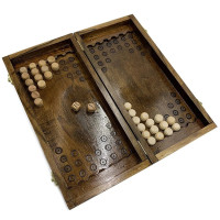 Настільна гра "Нарди дерев'яні" Backgammon 3 NR-3540 ручна робота (NR-3540)