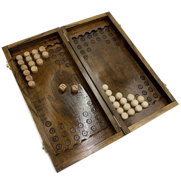 Настільна гра "Нарди дерев'яні" Backgammon 3 NR-3540 ручна робота (NR-3540)