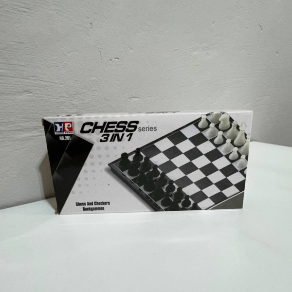 Настільна гра Шахи нарди шашки 3 в 1 201, 24 x 24 см (201)