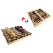 Настольная игра Шахматы 1680 с шашками и нардами