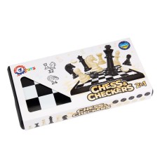 Игрушка "набор настольных игр Шахматы-Шашки ТехноК", арт. 9079TXK, 2 в 1