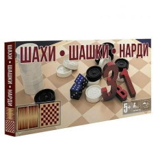 Настільна гра шахи, шашки, нарди S0003, 3в1 (S0003)