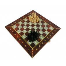Настільна гра шахи, шашки, нарди 28, 3в1