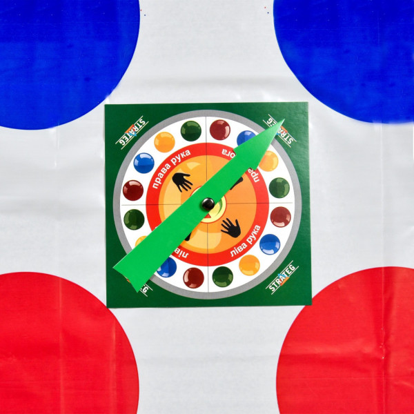 Развлекательная игра "Твистер" 30801ST, игровое поле, рулетка, правила(30801ST)