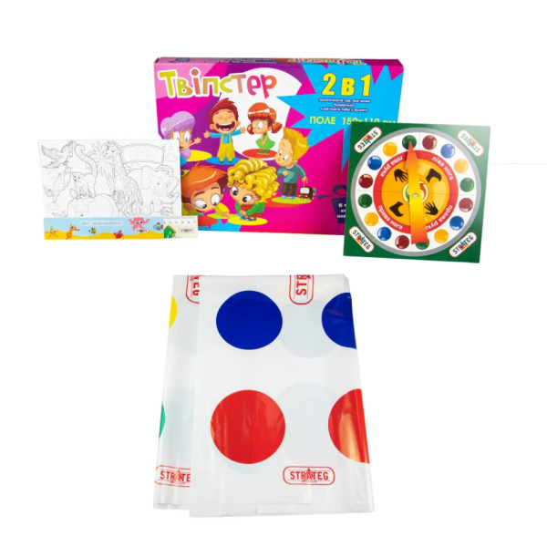 Гра Твістер Strateg 11256  Поле 150-110 см (11256)