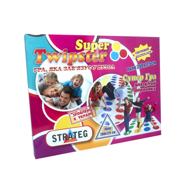 Розважальна гра для компанії "Super Twipster" 11386 поле 200х125 см (11386)