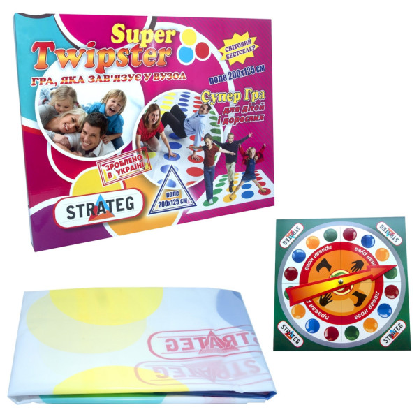 Розважальна гра для компанії "Super Twipster" 11386 поле 200х125 см (11386)