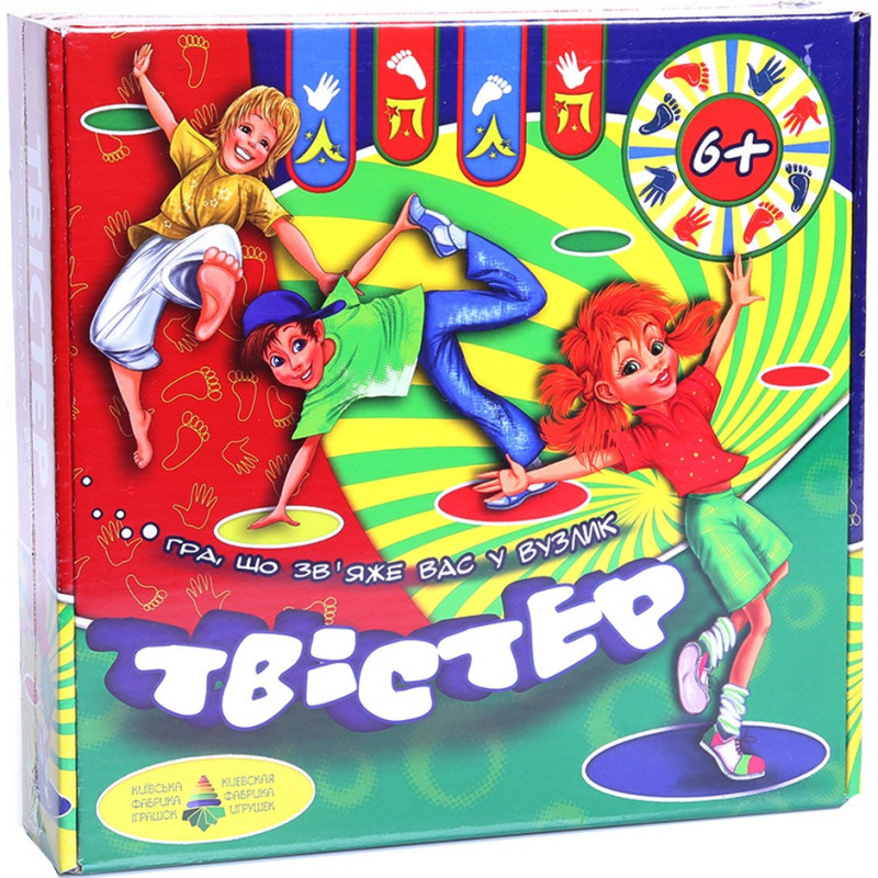 Игра "Твистер" 85297 с рулеткой