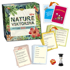Дитяча настільна гра "NATURE. Вікторина NEW" MKK0606 від 5 років (MKK0606)