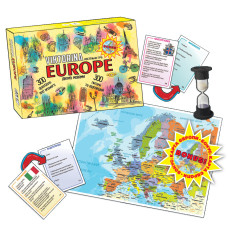 Дитяча настільна гра "Вікторина ЄВРОПА" MKP0904 українська та англійська мова (MKP0904)