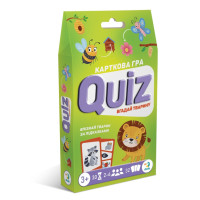Настільна карткова гра для дітей "Вікторина: Вгадай тварину!" 301244 (301244)
