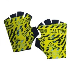 Игровые перчатки "Caution! -Осторожно!" GLO-C
