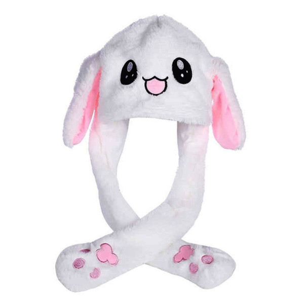 Дитяча шапка "Зайчик" Bambi ZB-001 ZB-15 з вухами, що рухаються