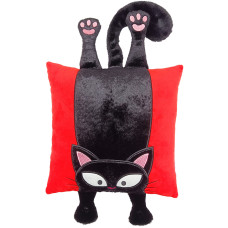 Подушка декоративна "Кіт Чорниш" FWPCATBLACKIE25BK (FWPCATBLACKIE25BK)