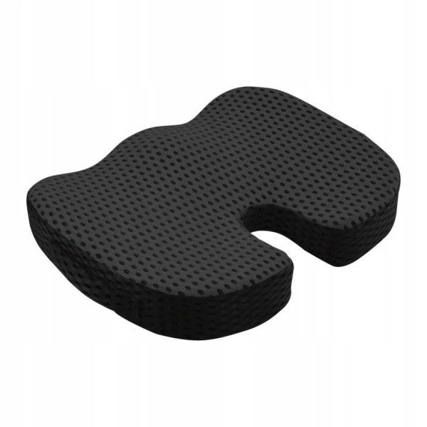 Ортопедична подушка для сидіння 4FIZJO 4FJ0613, 35x45x7 см, Black (4FJ0613)