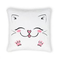 Подушка декоративна Котик FWPPILLOWCAT22WT0, 12 см (FWPPILLOWCAT22WT0)