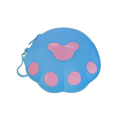 Детский кошелек-брелок «Лапка» C44413, 14 х 12 х 2 см Синий(C44413(Blue))