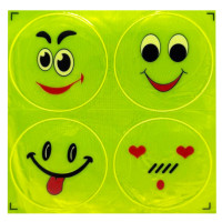 Наклейка світловідбиваюча "Смайл" 133SP-10, 4 штуки  (133SP-10)