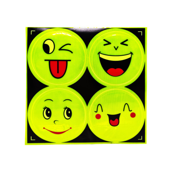 Наклейка світловідбиваюча "Смайл" 133SP 4 штуки