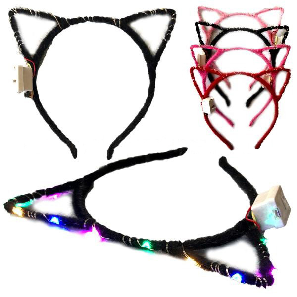 Обруч гострі вушка світяшка SV48