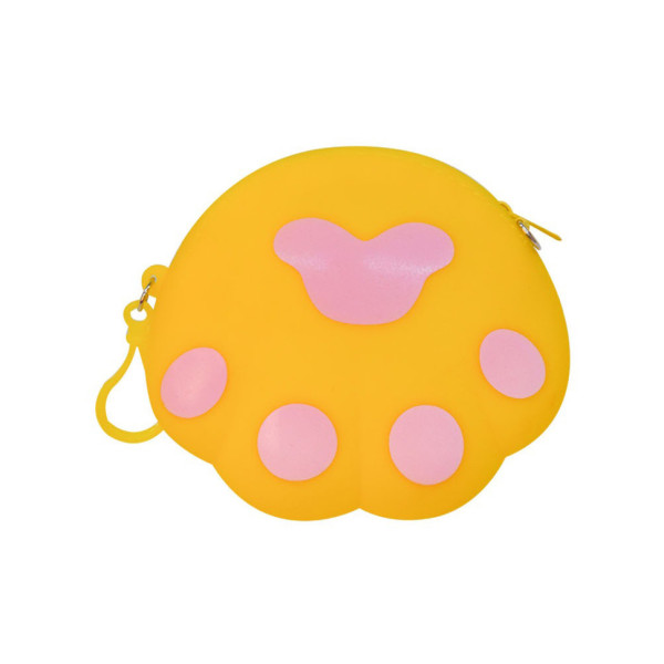 Дитячий гаманець-брелок "Лапка" C44413, 14 х 12 х 2 см Жовтий (C44413(Yellow))