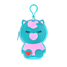 Детский кошелек-брелок «Единорог» C44408, 8 х 11 х 3 см Зеленый(C44408(Green))