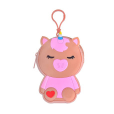 Детский кошелек-брелок «Единорог» C44408, 8 х 11 х 3 см Коричневый(C44408(Brown))