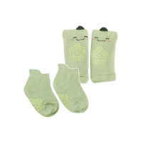 Детский набор наколенники и носки "Огурец" MGZ-0649(Green)(MGZ-0649(Green))