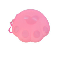 Детский кошелек-брелок «Лапка» C44413, 14 х 12 х 2 см Светло-Розовый(C44413(Light-Pink))