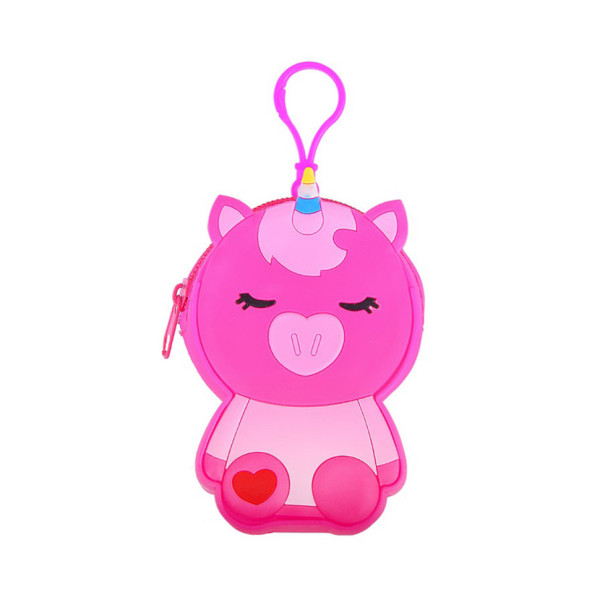 Детский кошелек-брелок «Единорог» C44408, 8 х 11 х 3 см Розовый(C44408(Pink))
