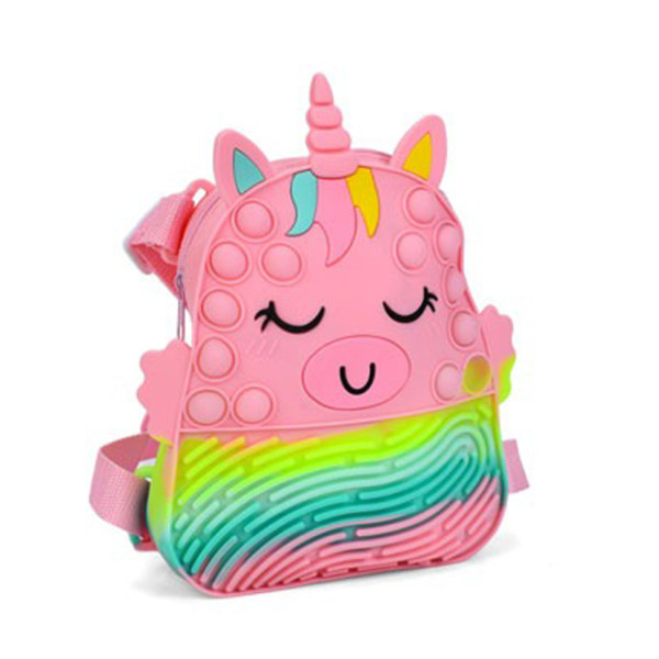 Детская сумочка-рюкзачок "Единорог" 9882(Light-Pink) размер 20 см(9882(Light-Pink))