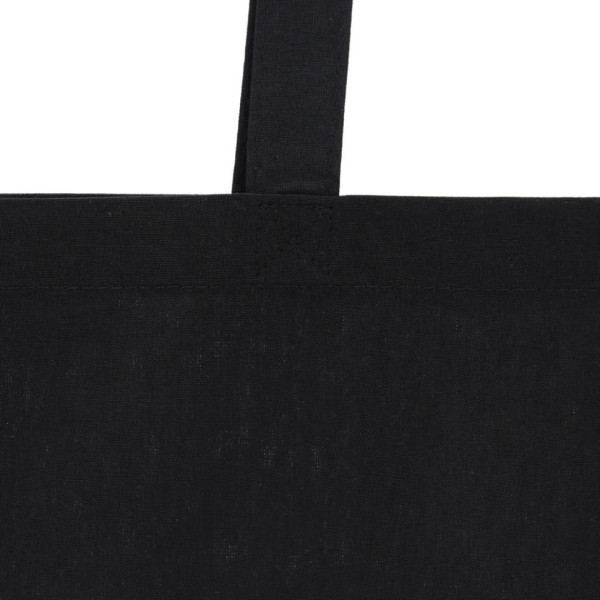 Екосумка для покупок Сумка-шоппер чорна, розмір 38 х 42 см (140 г/м2) (Сумка-шоппер чорна)