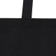 Екосумка для покупок Сумка-шоппер чорна, розмір 38 х 42 см (140 г/м2) (Сумка-шоппер чорна)