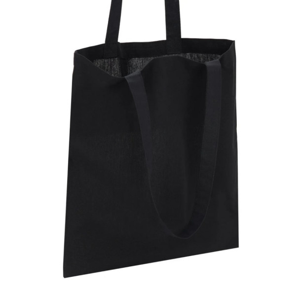 Екосумка для покупок Сумка-шоппер чорна, розмір 38 х 42 см (140 г/м2) (Сумка-шоппер чорна)