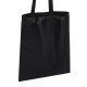 Екосумка для покупок Сумка-шоппер чорна, розмір 38 х 42 см (140 г/м2) (Сумка-шоппер чорна)