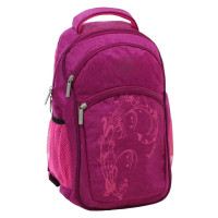 Шкільний рюкзак "Лік" Bagland 4618134 малиновий, об'єм 21 л (4618134)