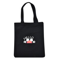 Экосумка шоппер Bambi YZ4711-4-5  1 отделение Черный(YZ4711-4-5(Black))