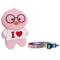 Сумочка силиконовая, C4352 утенок Розовый(C4352(Pink))